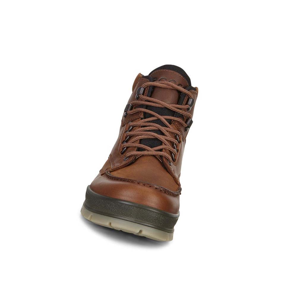 Men's Ecco Track 25 High Hiking & Trail Coffee | USA 571FDN